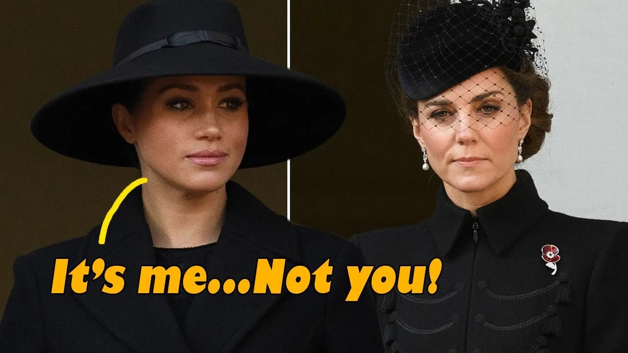 Meghan Markle hits back at rumors Kate says she finds it hard to walk with Meghan and Harry