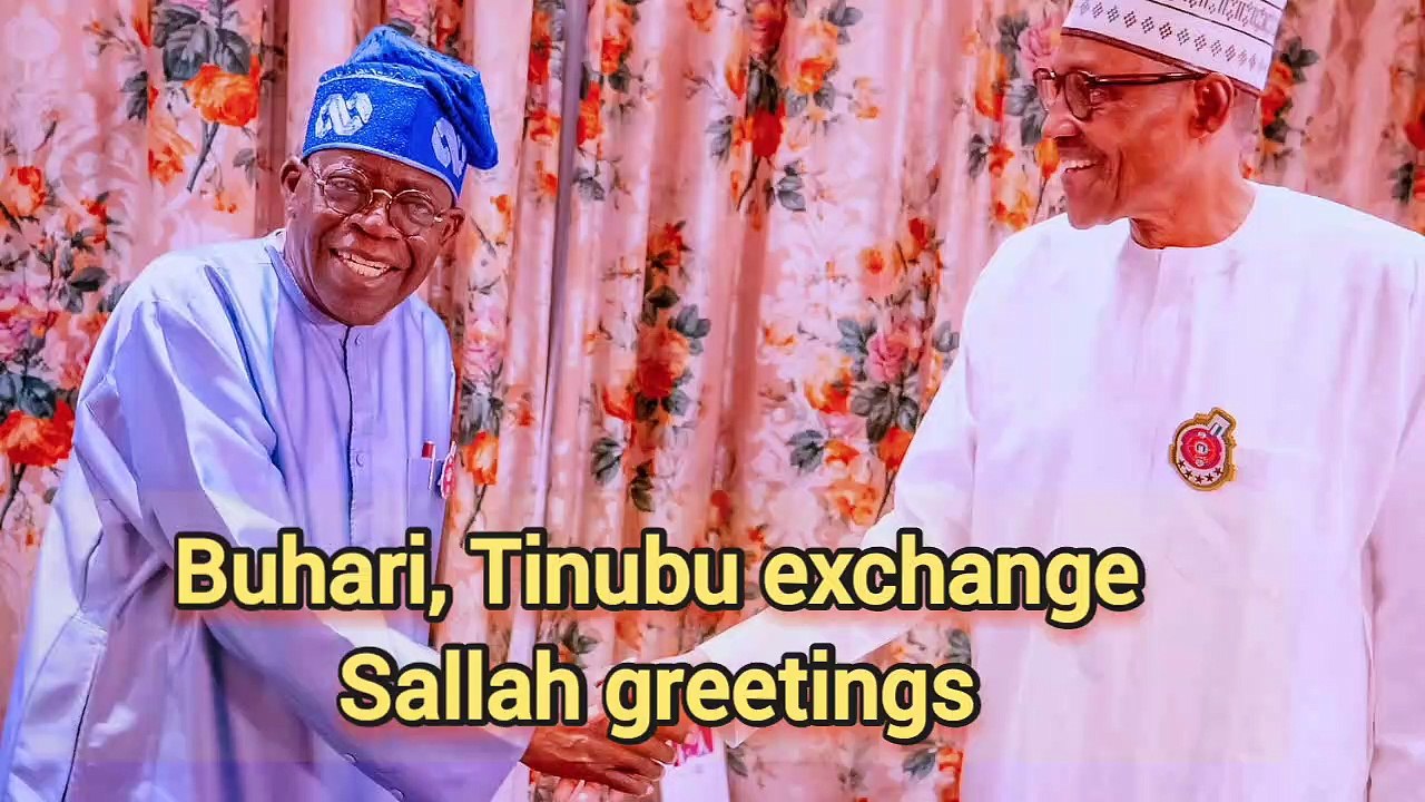 Buhari, Tinubu exchange Sallah greetings