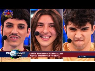 Amici22, indiscrezione di Venza: Ramon  perso al ballottaggio con Cricca