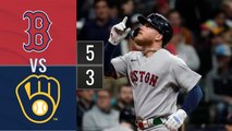 Resumen Medias Rojas de Boston vs Cerveceros de Milwaukee | MLB 21-04-2023