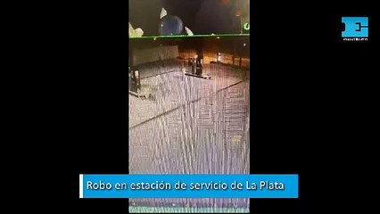 Robo en estación de servicio de La Plata