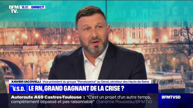 Xavier Iacovelli sur Marine Le Pen: Elle s'est cachée pendant toute la réforme des retraites