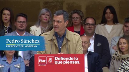 Pedro Sánchez: "Estamos gestionando mucho mejor la economía que el Partido Popular"