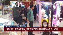 Libur Lebaran, Presiden Jokowi Ajak Kedua Cucunya Jalan-Jalan di Solo