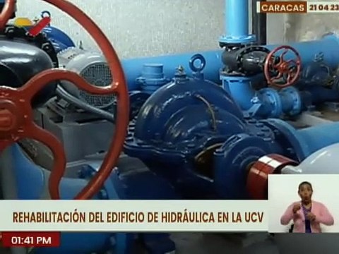 Gobierno Nacional rehabilita el edificio de Ingeniería Hidráulica de la UCV