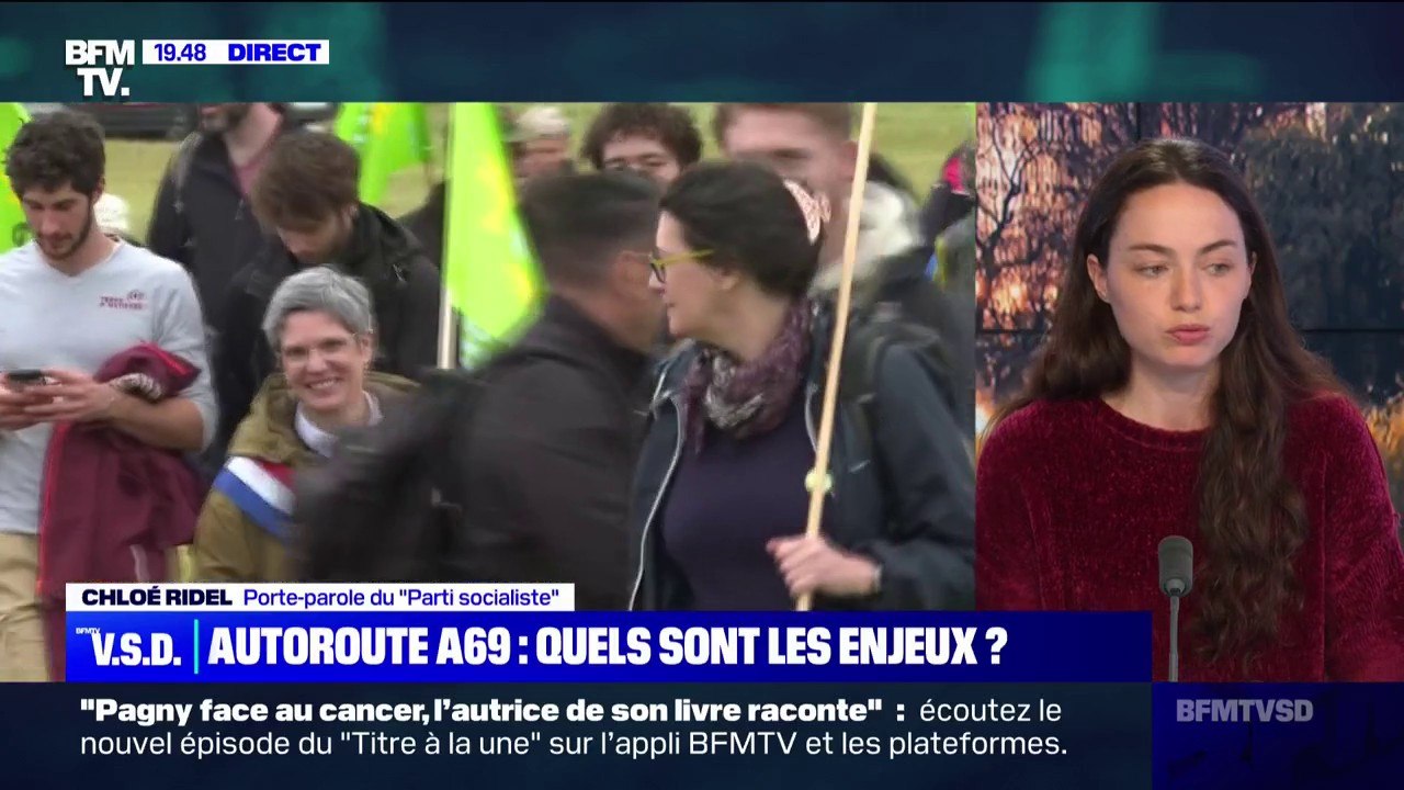 Chloé Ridel à propos de l'A69 entre Toulouse et Castres: "On perpétue une civilisation du tout voiture"