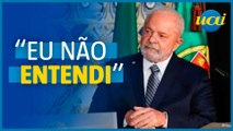 Lula se esquiva de pergunta sobre guerra na Ucrânia