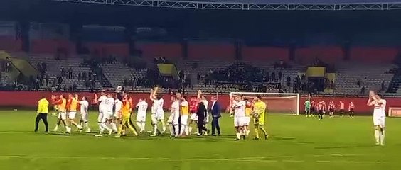 aplauz igračima sloge nakon pobjede nad slobodom 1:0
