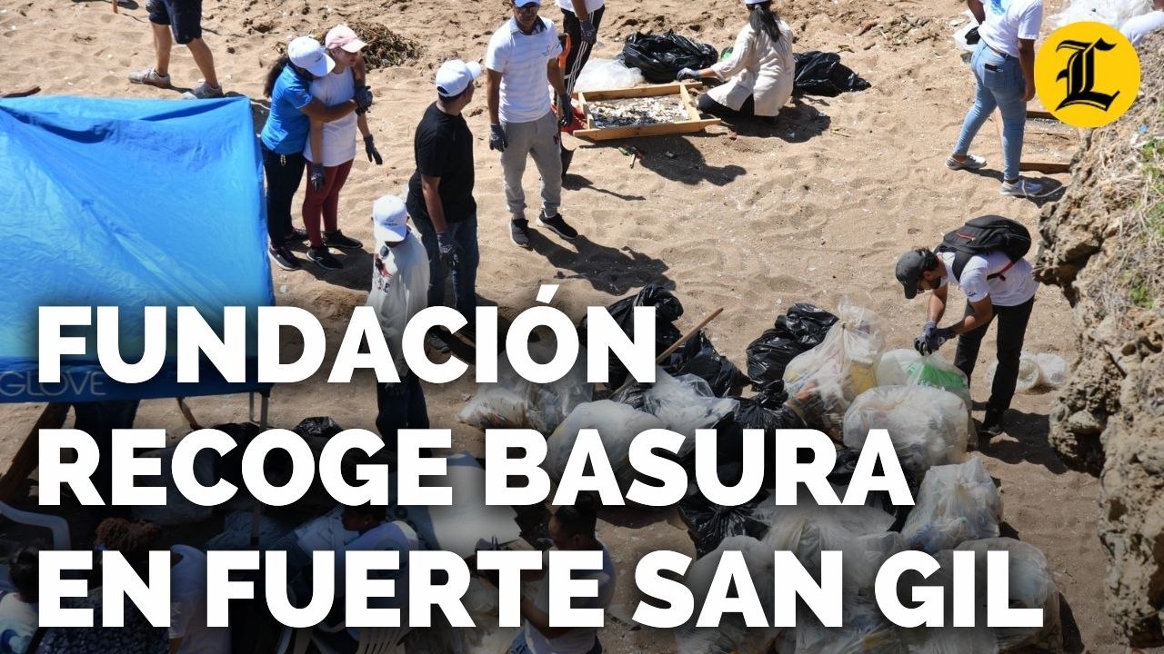 “EL OBJETIVO NO ES LIMPIAR LAS PLAYAS, ES LIMPIAR CONCIENCIAS” FUNDACIÓN RECOGE BASURA EN FUERTE SAN GIL