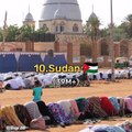 Top 10 countries with  largest  muslim population