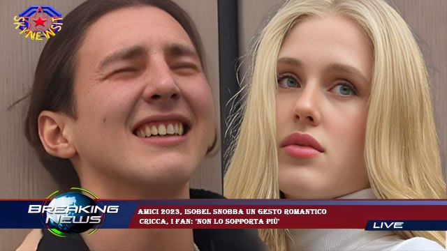 Amici 2023, Isobel snobba un gesto romantico Cricca, i fan: 'Non lo sopporta più'
