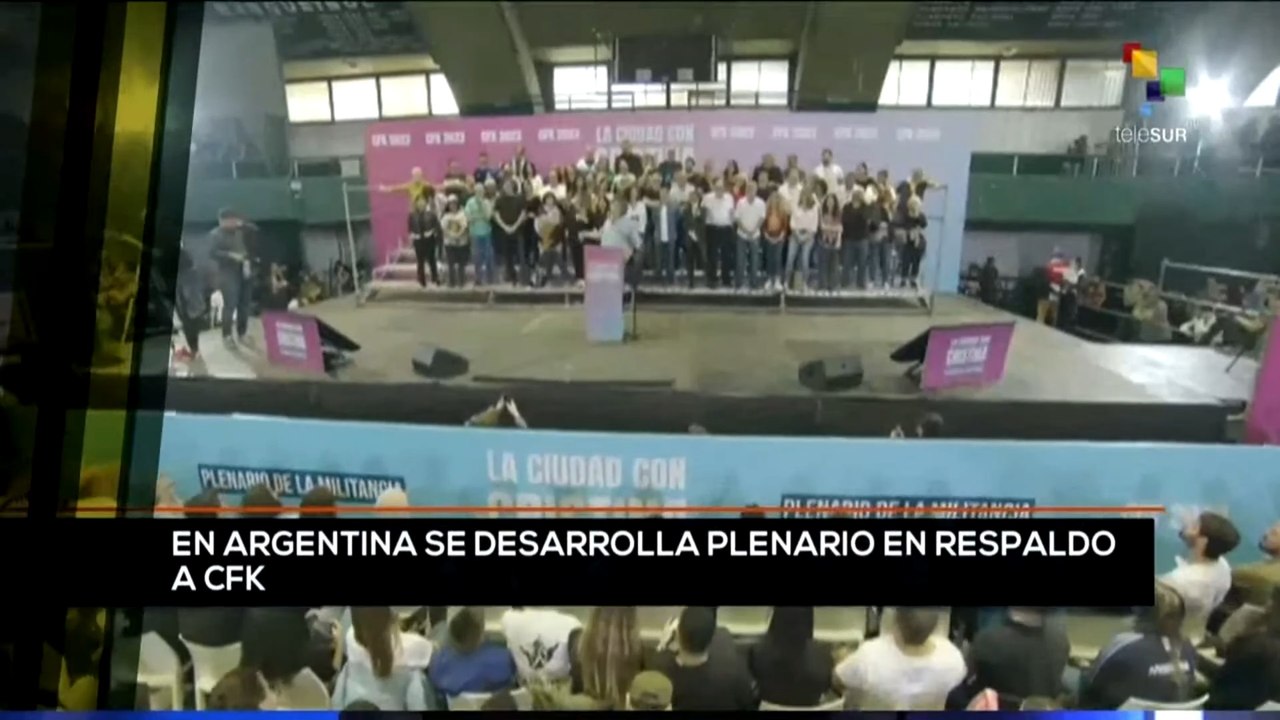 teleSUR Noticias 15:30 22-04: En Argentina se desarrolla plenario en ...