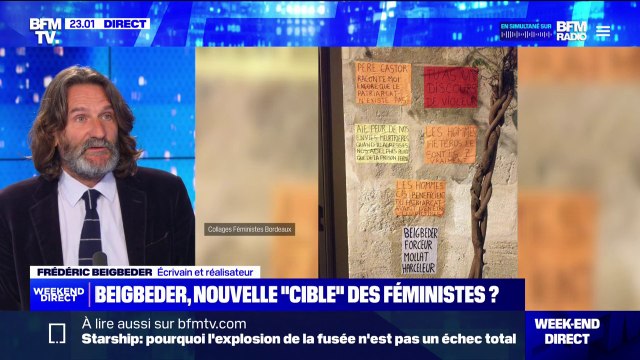 Frédéric Beigbeder sur les tags de la librairie Mollat à Bordeaux, où il devait intervenir: Ce que veulent ces personnes, c'est censurer