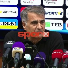 Şenol Güneş: "N'Koudou'ya ihtiyacım yoktu, almadım"
