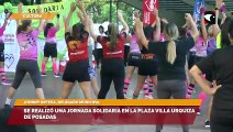 Se realizó una jornada solidaria en la plaza villa urquiza de posadas