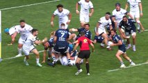 TOP 14 - Essai de Camille LOPEZ (AB) - Aviron Bayonnais - Montpellier Hérault Rugby - Saison 2022-2023