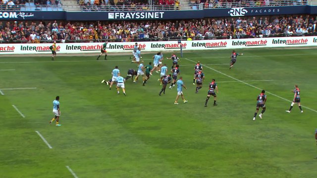 TOP 14 - Essai de Joaquin OVIEDO 2 (USAP) - USA Perpignan - Racing 92 - Saison 2022-2023