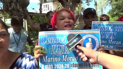 Piden reelección de Abinader durante visita a SFM