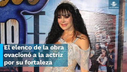 Así fue el conmovedor regreso de Maribel Guardia al teatro tras la muerte de su hijo Julián