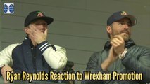Tears of joy!  Wrexham Owners Ryan Reynolds and Rob McElhenney in Tears as the Welsh Side Clinch Promotion