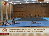 Caracas | Comisión Presidencial para la Recuperación de la UCV rehabilita el complejo de piscinas