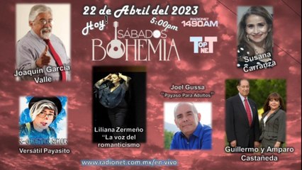 Sábados de Bohemia 22 abril 2023