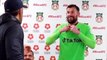 Ryan Reynolds hilariously ask Ben Foster Jersey by Interrupting Interview after Wrexham Promotion