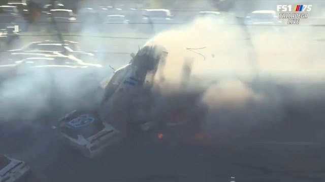 Nascar Xfinity Series 2023 Talladega Race Massive Big One Crash Hemric Flip