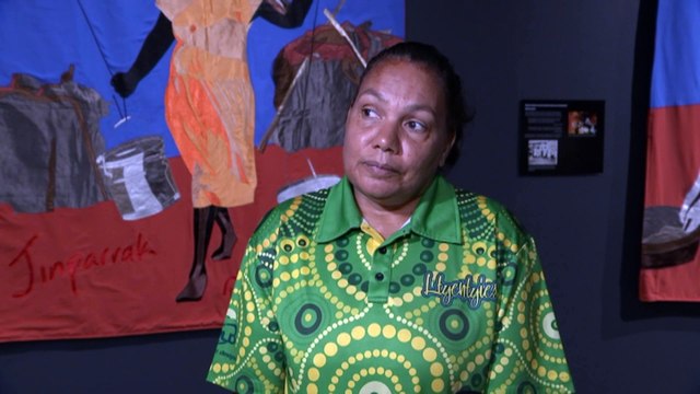 Darwin art exhibition displays Gurindji freedom banners
