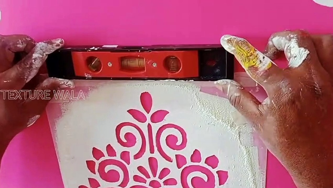 Glow stencil paint. Wall painting ideas