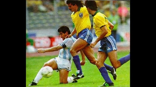Copa do Mundo 1990 Brasil x Argentina (1/8 finais) com Galvão Bueno (Globo)