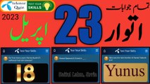 Today Telenor Quiz Answers | 23rd April 2023 |Telenor Questions Today