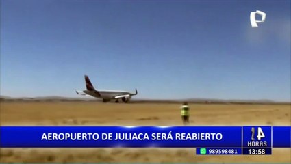 Puno: anuncian reapertura de aeropuerto Inca Manco Cápac de Juliaca