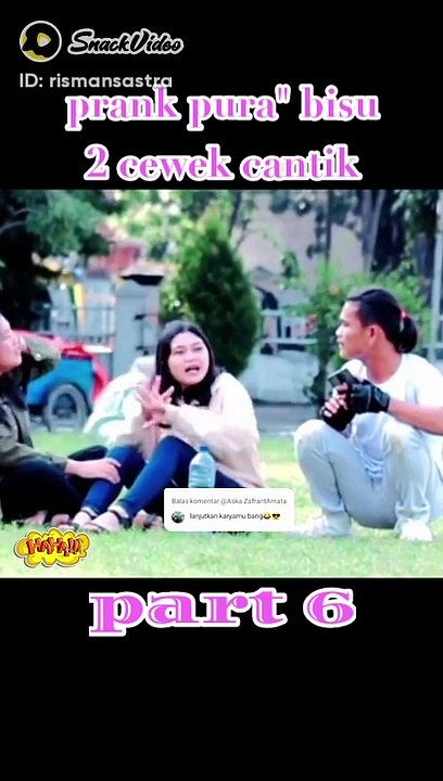 2 cewek cantik di prank bisu