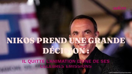 Nikos prend une grande décision : il quitte l'animation d'une de ses célèbres émissions