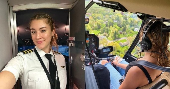 À 22 ans, cette pilote d'avion n'en peut plus que tout le monde la prenne pour une hôtesse à cause de son jeune âge