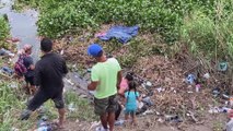 Cientos de migrantes intentan cruzar el río Bravo entre México y EEUU