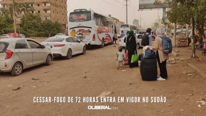 Cessar-fogo de 72 horas entra em vigor no Sudão