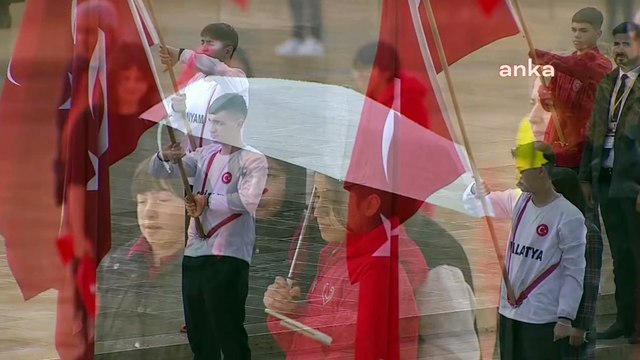 Anıtkabir’de 23 Nisan Ulusal Egemenlik ve Çocuk Bayramı Töreni