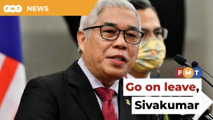 PH MP Urges Sivakumar to Take Leave Amid Corruption Investigation 🚨