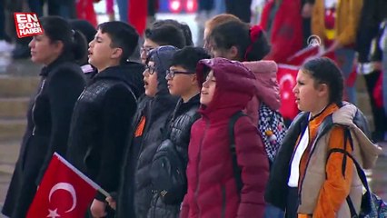 TBMM Başkanı Mustafa Şentop ve devlet erkanı Anıtkabir'de