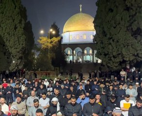 Al Aqsa صلاة الفجر 29 رمضان  من  المسجد الأقصى - سورة  يس   و   الجمعة  - تصوير  بسا