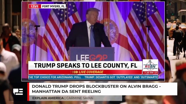 Donald Trump, Trump, Ron DeSantis, DeSantis, Alvin Bragg, Bragg, 2024, Manhattan, MAGA