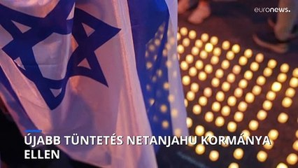 Megint tüntettek az igazságügyi reform ellen Izraelben