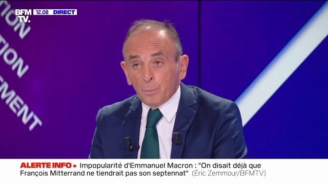 Éric Zemmour dénonce l'agression de militants antifascistes, de la canaille lors d'une dédicace de son livre