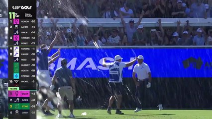 LIV fans go wild as Chase Koepka sinks hole in one