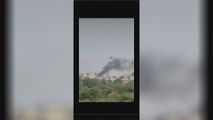 مشاهد لقصف نفذته مروحيات الجيش في #الخرطوم #العربية #السودان