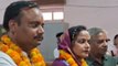 बस्ती: सपा प्रत्याशी ने समर्थकों के साथ किया नामांकन