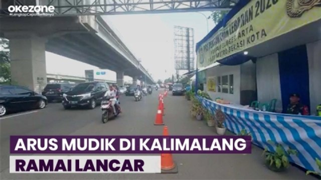 H+1 Lebaran, Situasi Lalin Kalimalang Bekasi Terpantau Ramai Lancar?
