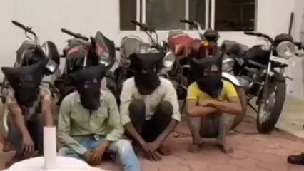 मंदसौर : नई आबादी थाना पुलिस ने किया वाहन चोर गिरोह का खुलासा